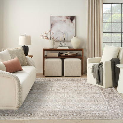 Nourison Home Dekor  Ivory Brown  Traditional