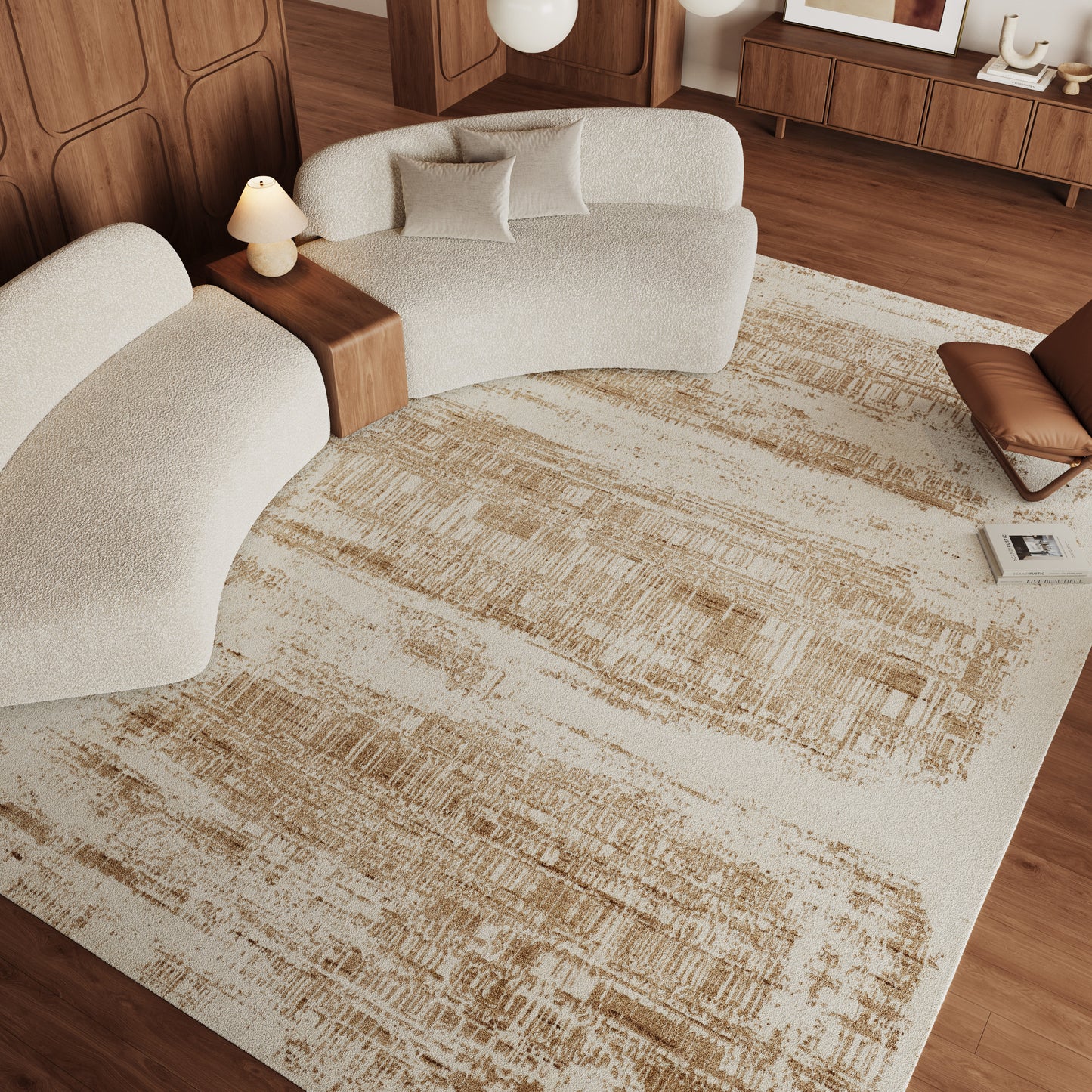 Nourison Home Harmony  Ivory Gold  Contemporary