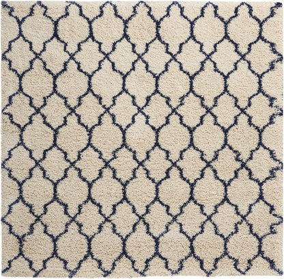 Nourison Home Amore AMOR2 Ivory Blue Contemporary Power-loomed Rug