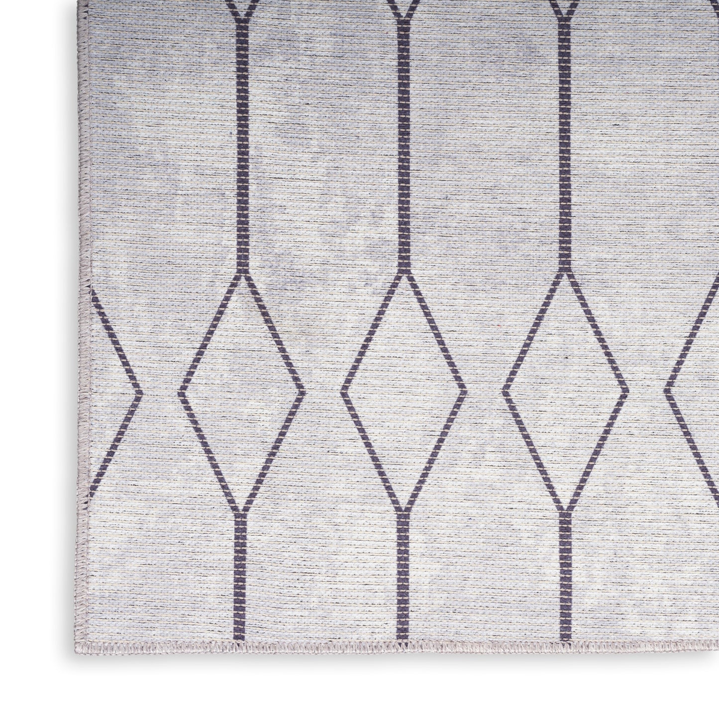 Nourison Home New Concept Washables  Ivory Grey  Contemporary