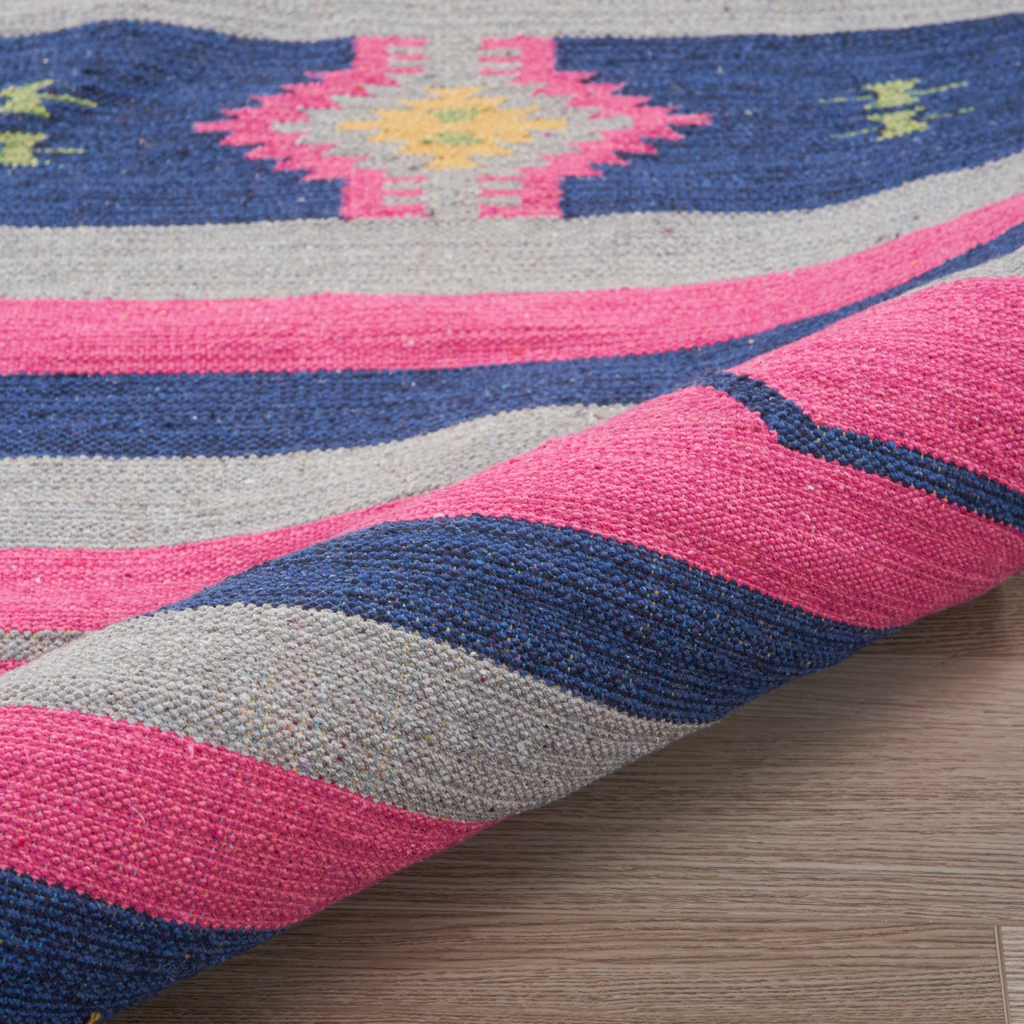 Nourison Home Baja  Pink Blue  Transitional