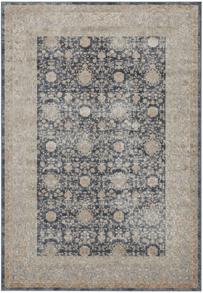 Nourison Home Malta MAI07 Navy Traditional Power-loomed Rug