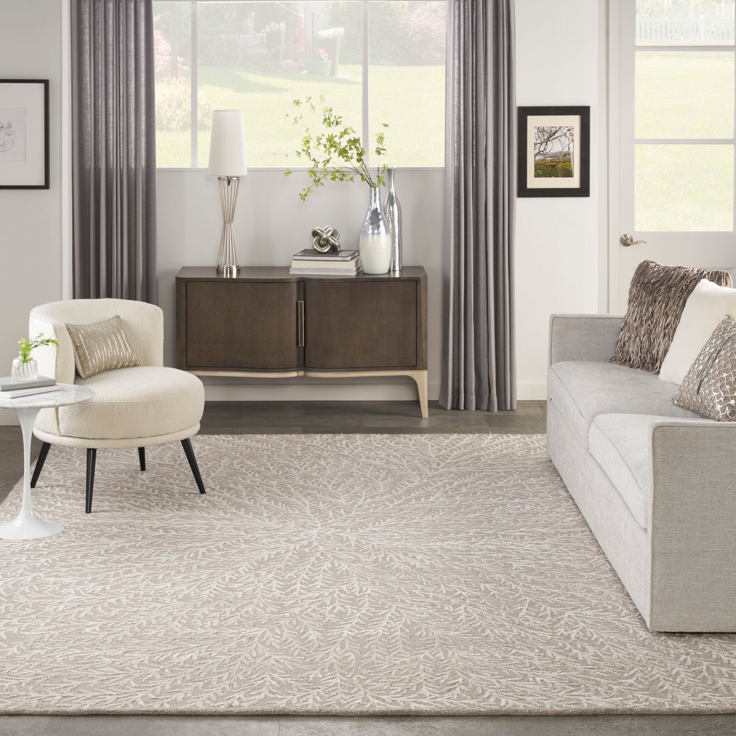 Michael Amini Ma30 Star  Taupe  Contemporary