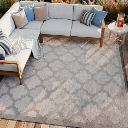 Nourison Home Easy Care  Silver Grey  Contemporary