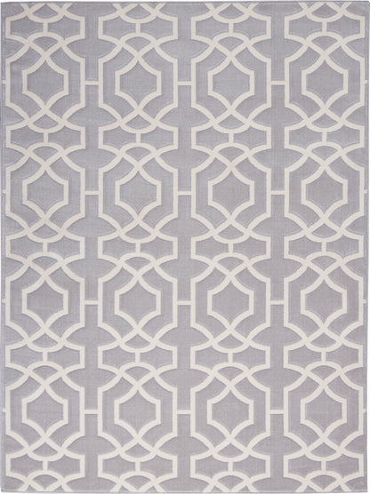 Nourison Home Joli  Grey White  Contemporary