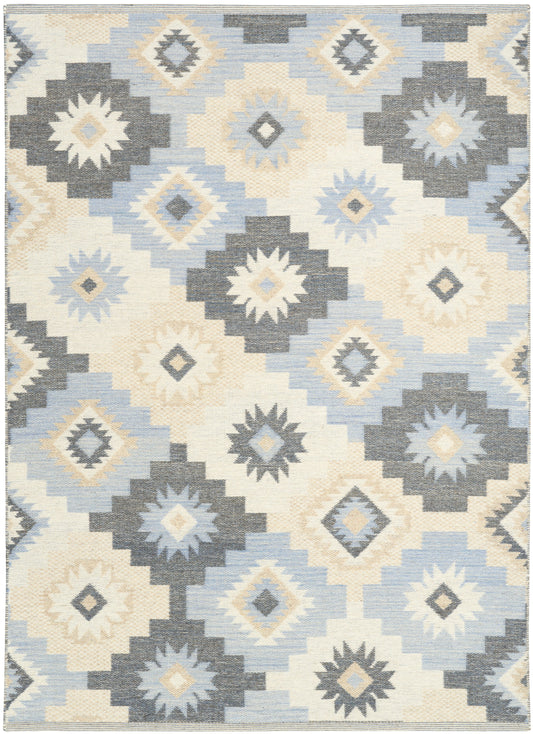 Nourison Home Copenhagen  Ivory Navy  Contemporary