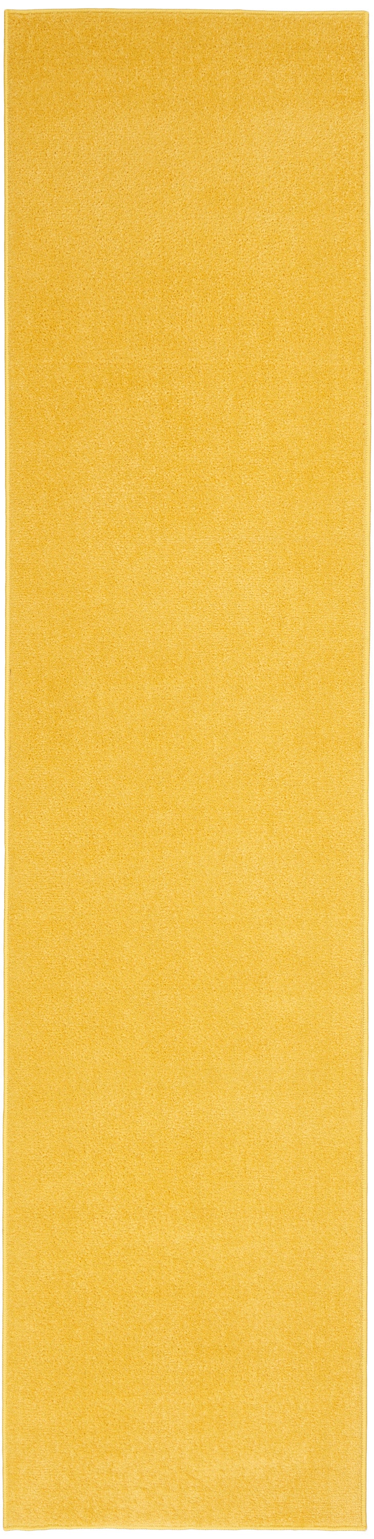 Nourison Home Nourison Essentials NRE01 Yellow Contemporary Power-loomed Rug