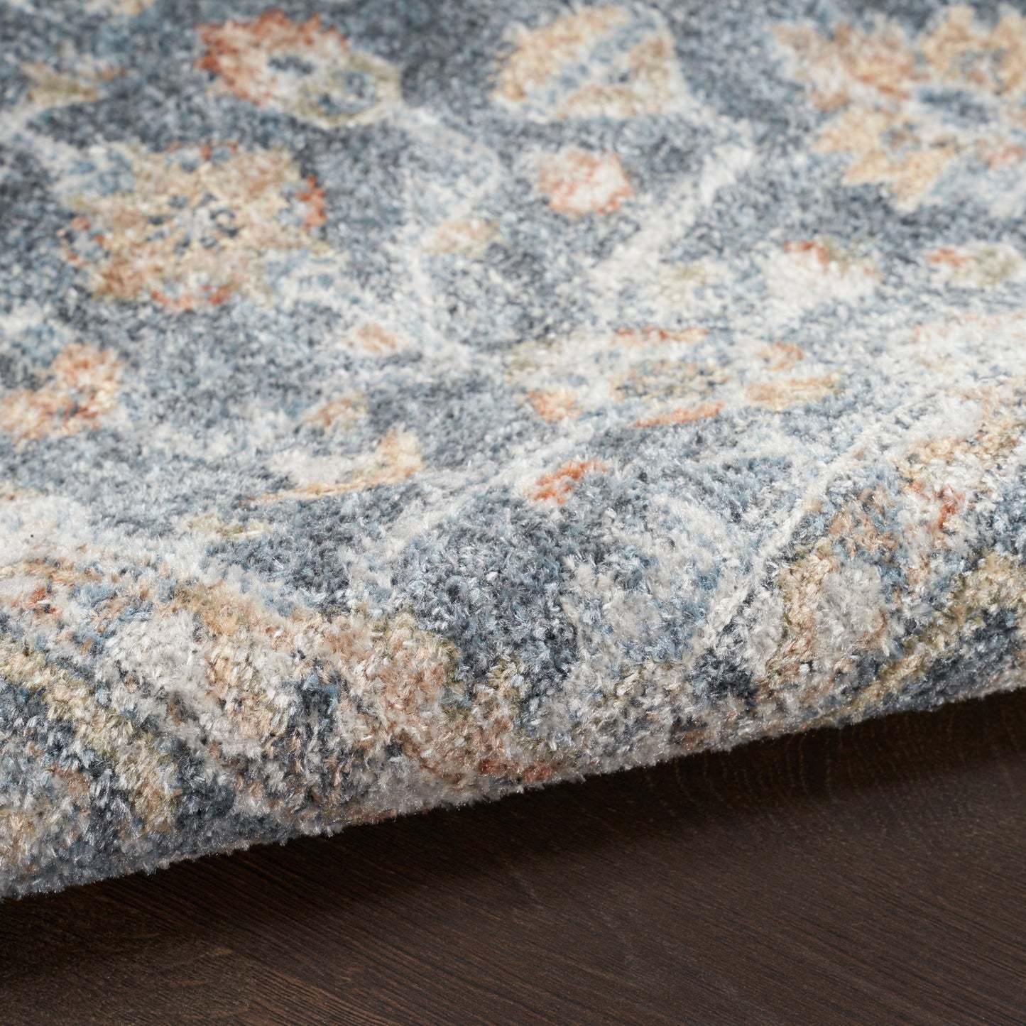 Nourison Home Astra Machine Washable  Grey Gold  Traditional