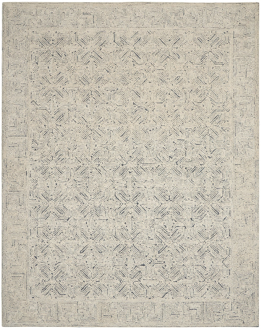 Nourison Home Colorado  Ivory Navy  Contemporary