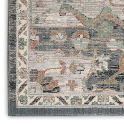 Nourison Home Parisa  Grey Sage  Traditional