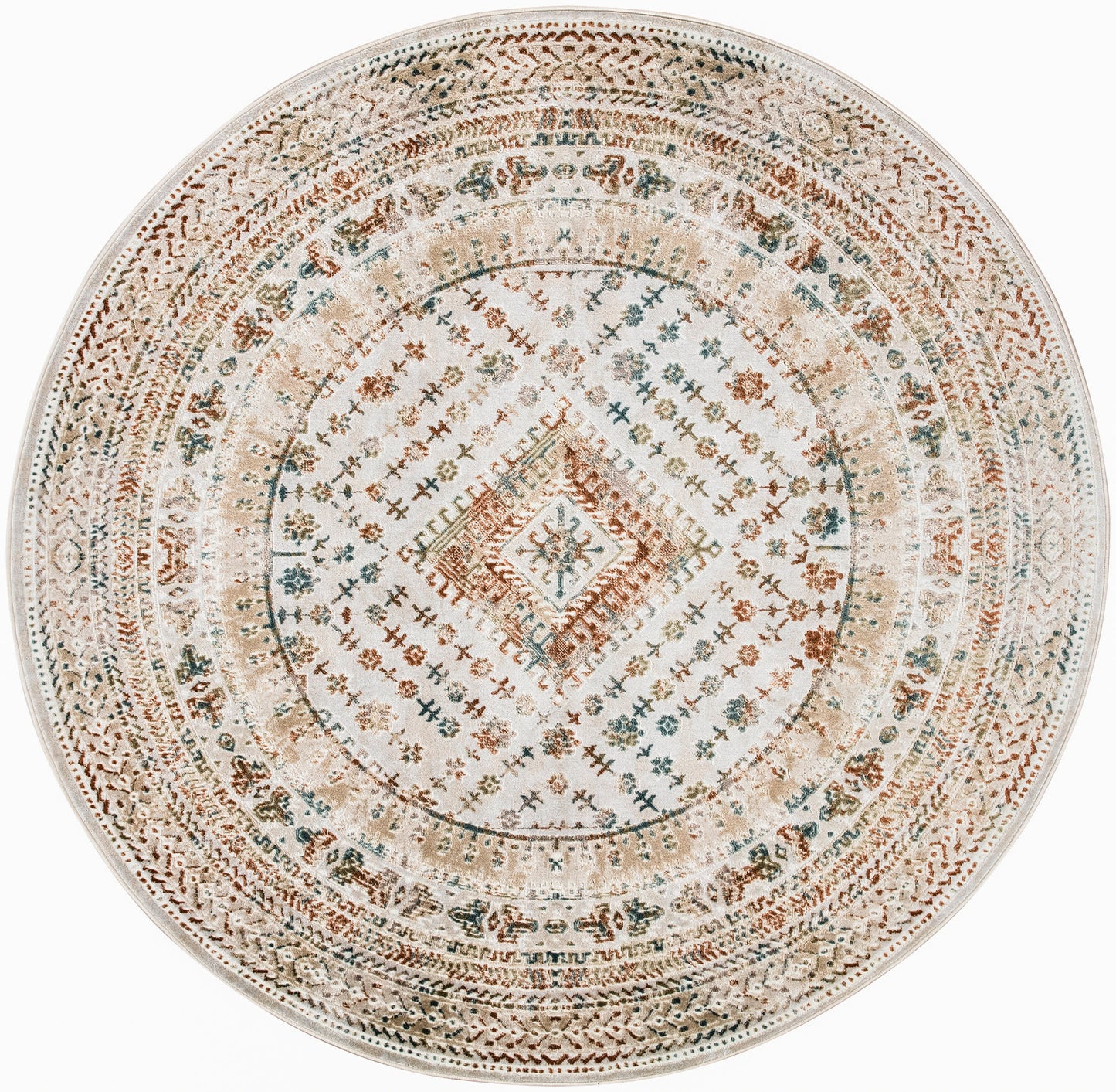 Nourison Home Thalia THL04 Beige Multicolor Transitional Power-loomed Rug