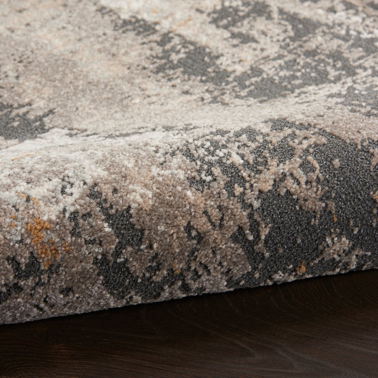 Nourison Home Tangra  Cream Grey  Contemporary