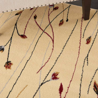 Nourison Home Grafix  Cream  Contemporary