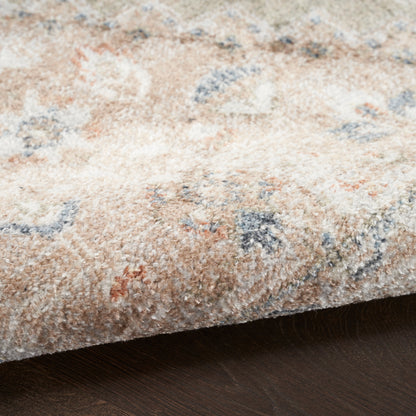 Nourison Home Astra Machine Washable  Sage Multi  Traditional