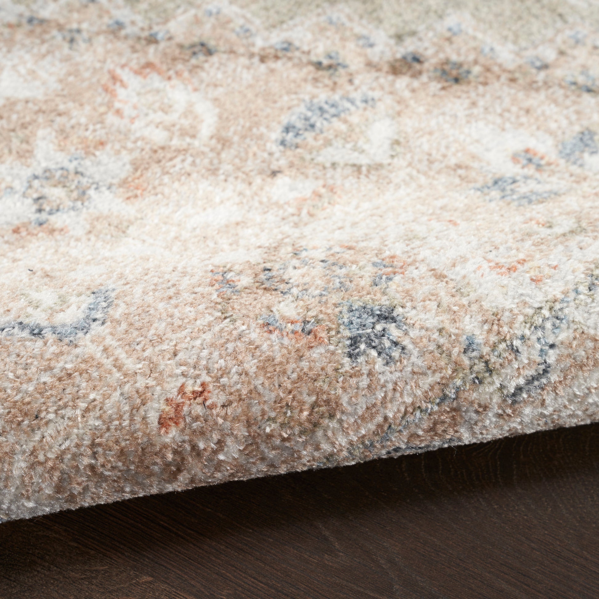 Nourison Home Astra Machine Washable  Sage Multi  Traditional