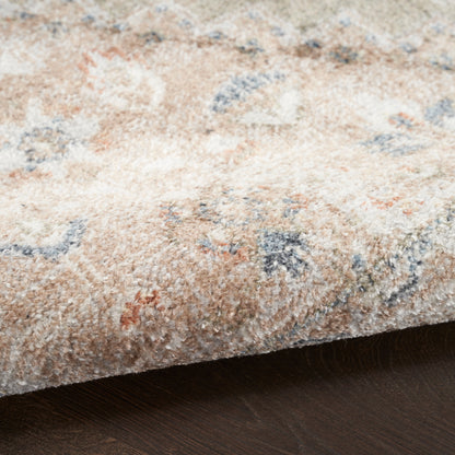 Nourison Home Astra Machine Washable  Sage Multi  Traditional