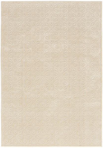 Nourison Home Washable Charm WCH03 Ivory Contemporary Machine Woven Rug
