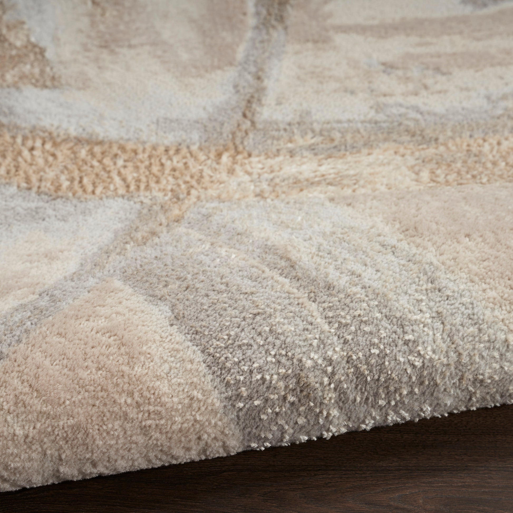 Nourison Home Splash  Beige Grey  Contemporary