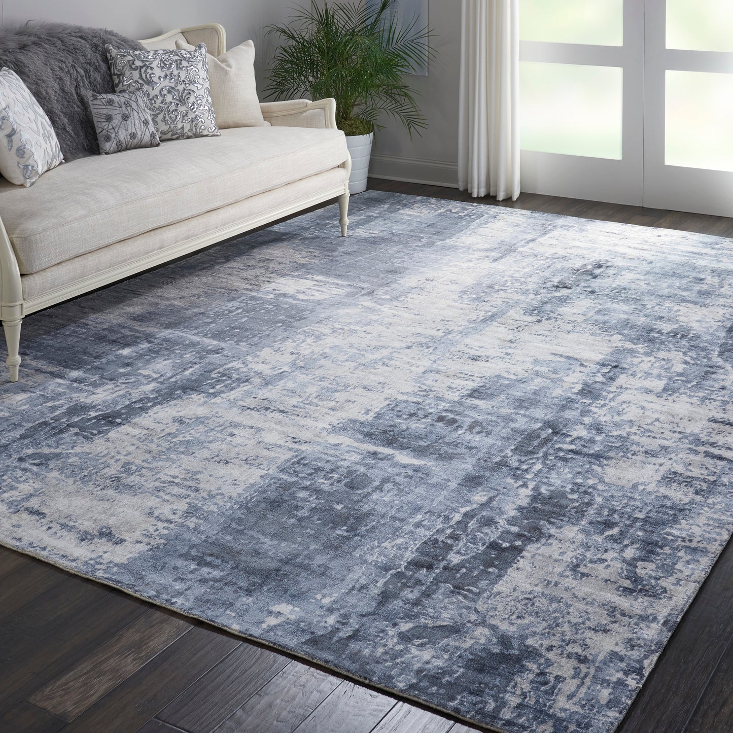 Nourison Home Safari Dreams  Blue  Contemporary