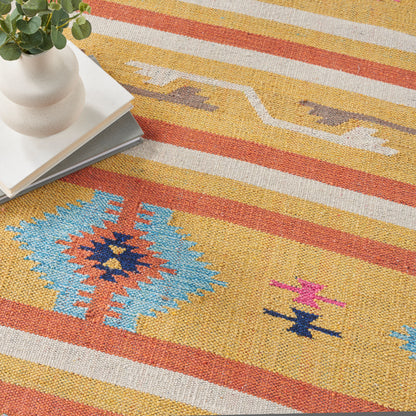 Nourison Home Baja  Yellow  Transitional