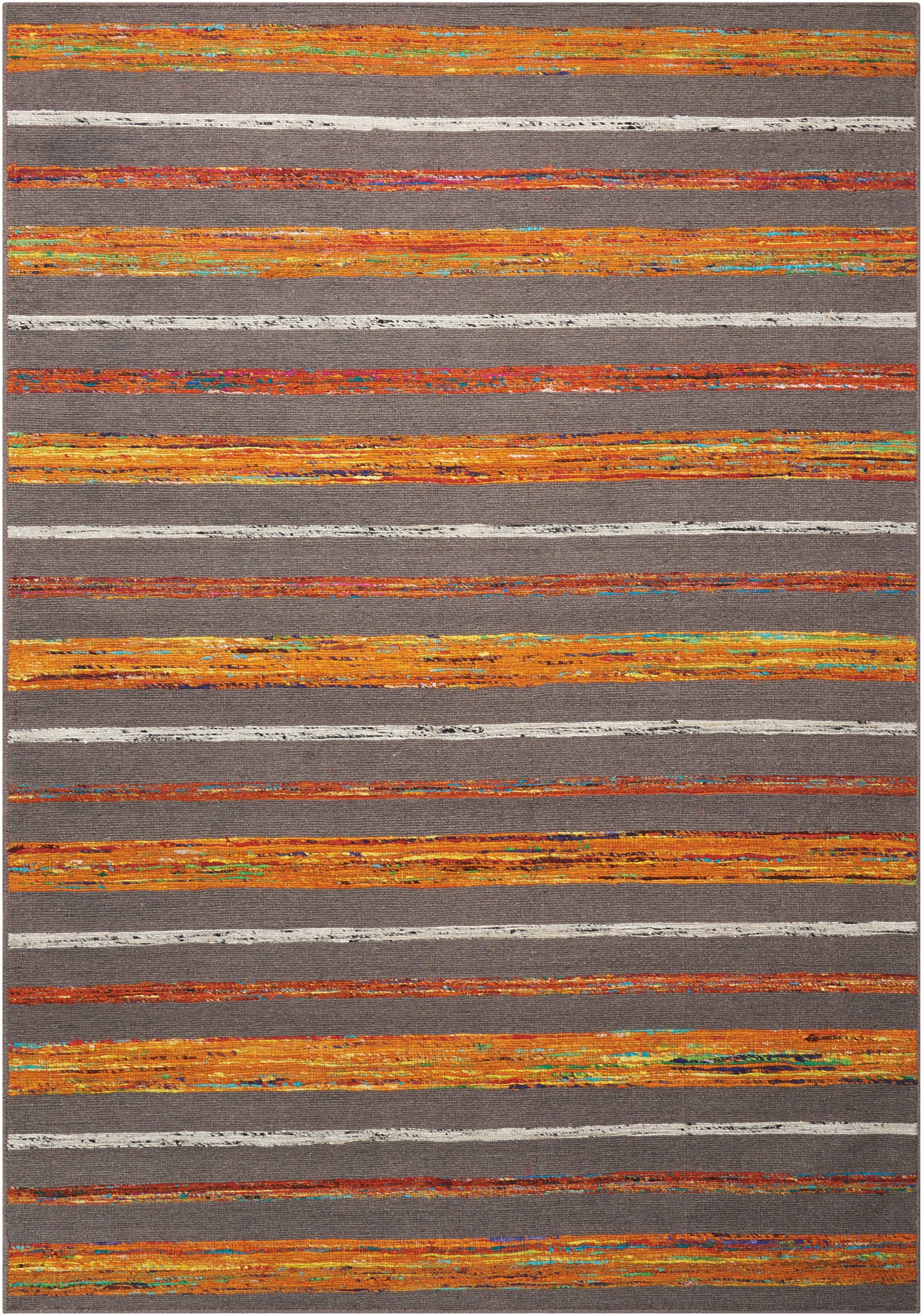 Nourison Home Spectrum SPE05 Grey Flame Contemporary Loomed Rug