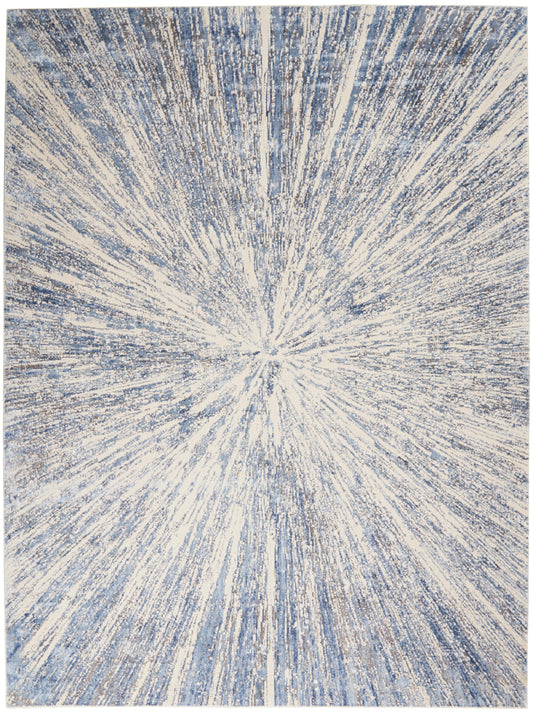 Nourison Home Silky Textures  Blue Grey  Contemporary