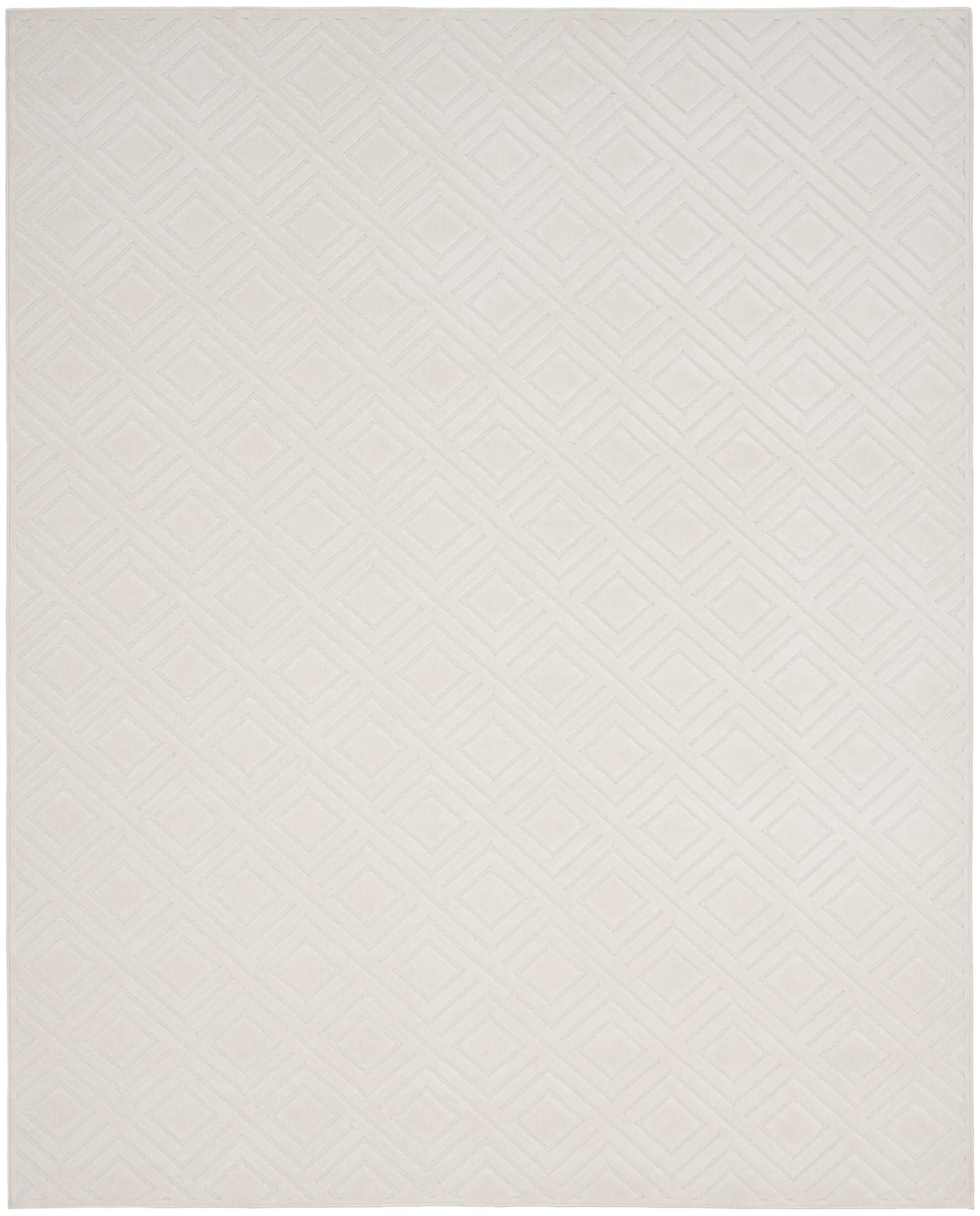 Nourison Home Care Free CAF03 Ivory Contemporary Loom-woven Rug