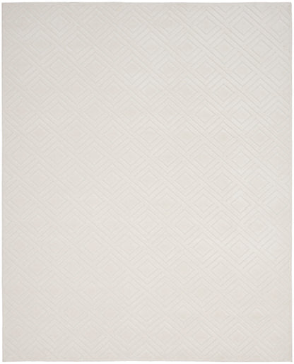 Nourison Home Care Free CAF03 Ivory Contemporary Loom-woven Rug
