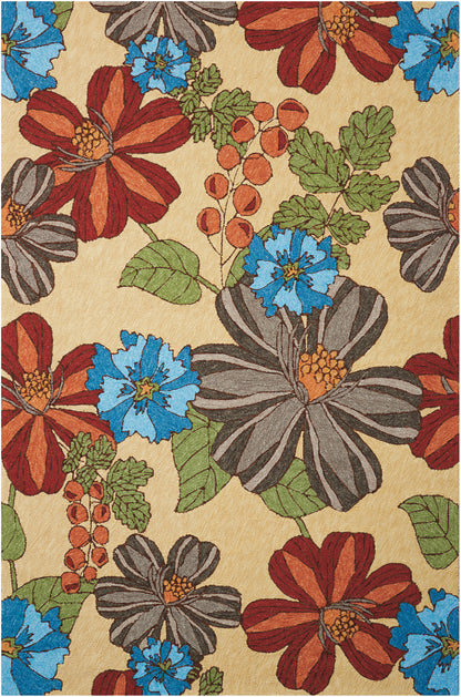 Nourison Home South Beach SOU04 Sand Contemporary Hooked Rug