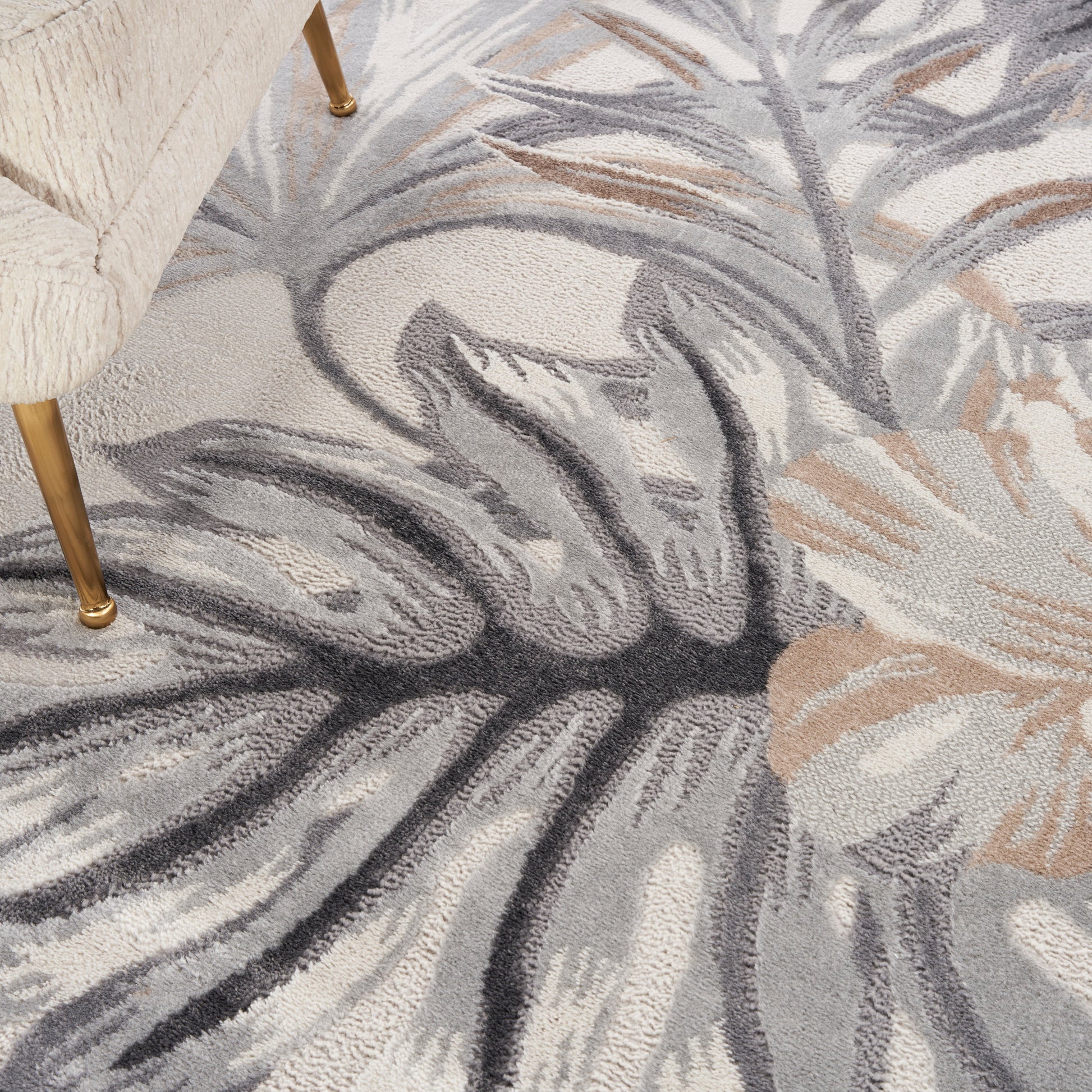 Nourison Home Seaside  Ivory Grey  Contemporary