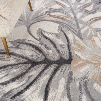 Nourison Home Seaside  Ivory Grey  Contemporary