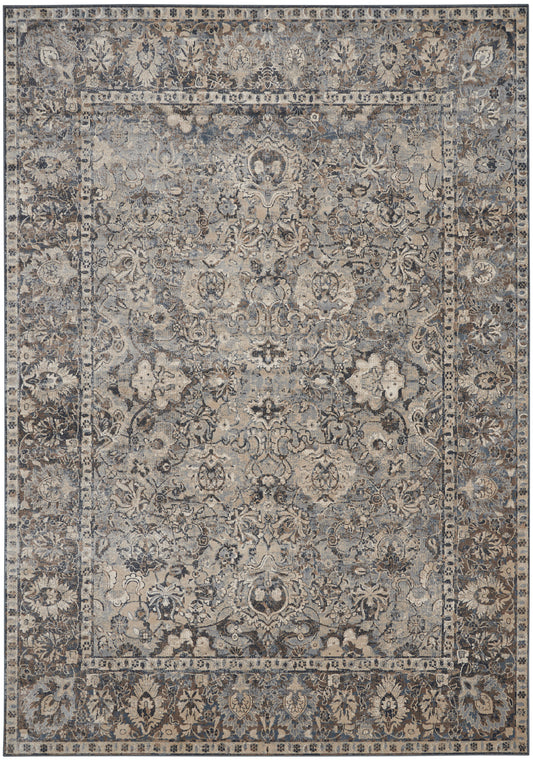 Nourison Home Malta  Slate  Traditional