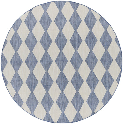 Nourison Home Positano POS04 Navy Blue Contemporary Power-loomed Rug