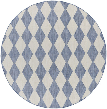 Nourison Home Positano POS04 Navy Blue Contemporary Power-loomed Rug