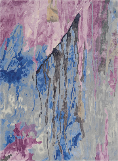 Nourison Home Prismatic PRS11 Grey Multicolor Contemporary Hand Tufted Rug