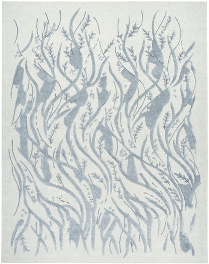 Nourison Home Divine DIV13 Slate Contemporary Hand Knotted Rug