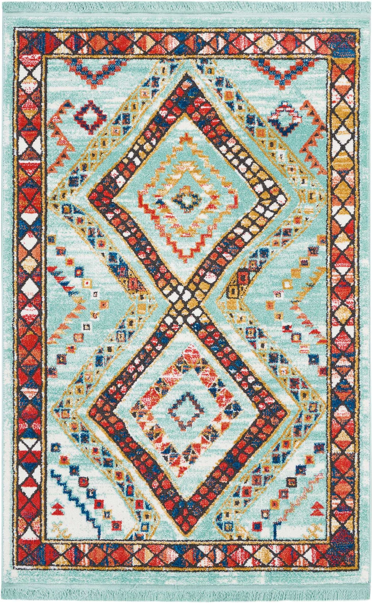 Nourison Home South Western  Aqua  Transitional