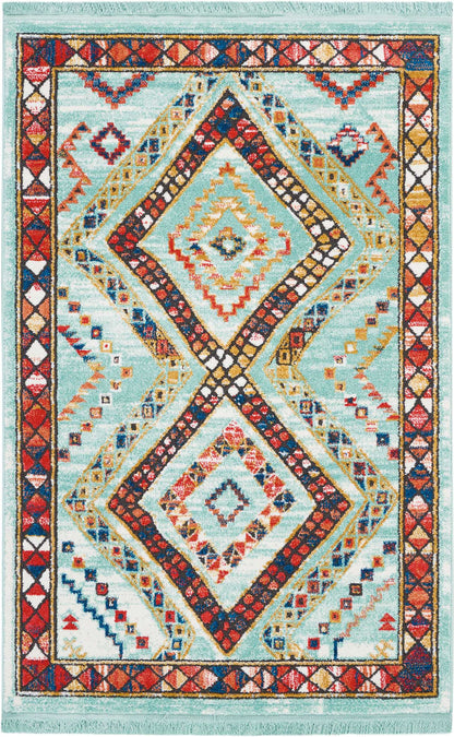 Nourison Home South Western  Aqua  Transitional