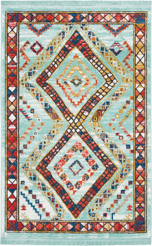 Nourison Home South Western  Aqua  Transitional