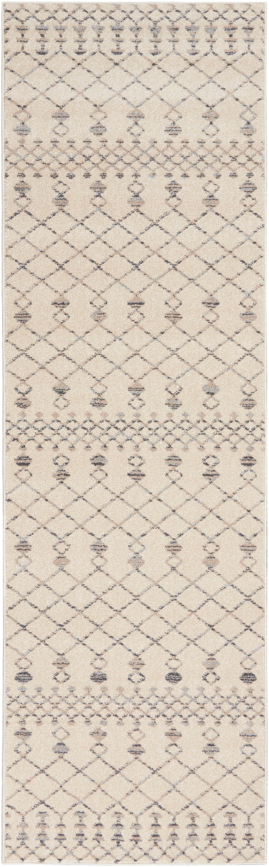 Nourison Home Palermo PMR03 Beige Grey Contemporary Power-loomed Rug