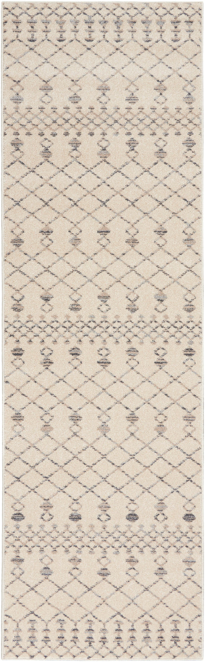 Nourison Home Palermo PMR03 Beige Grey Contemporary Power-loomed Rug