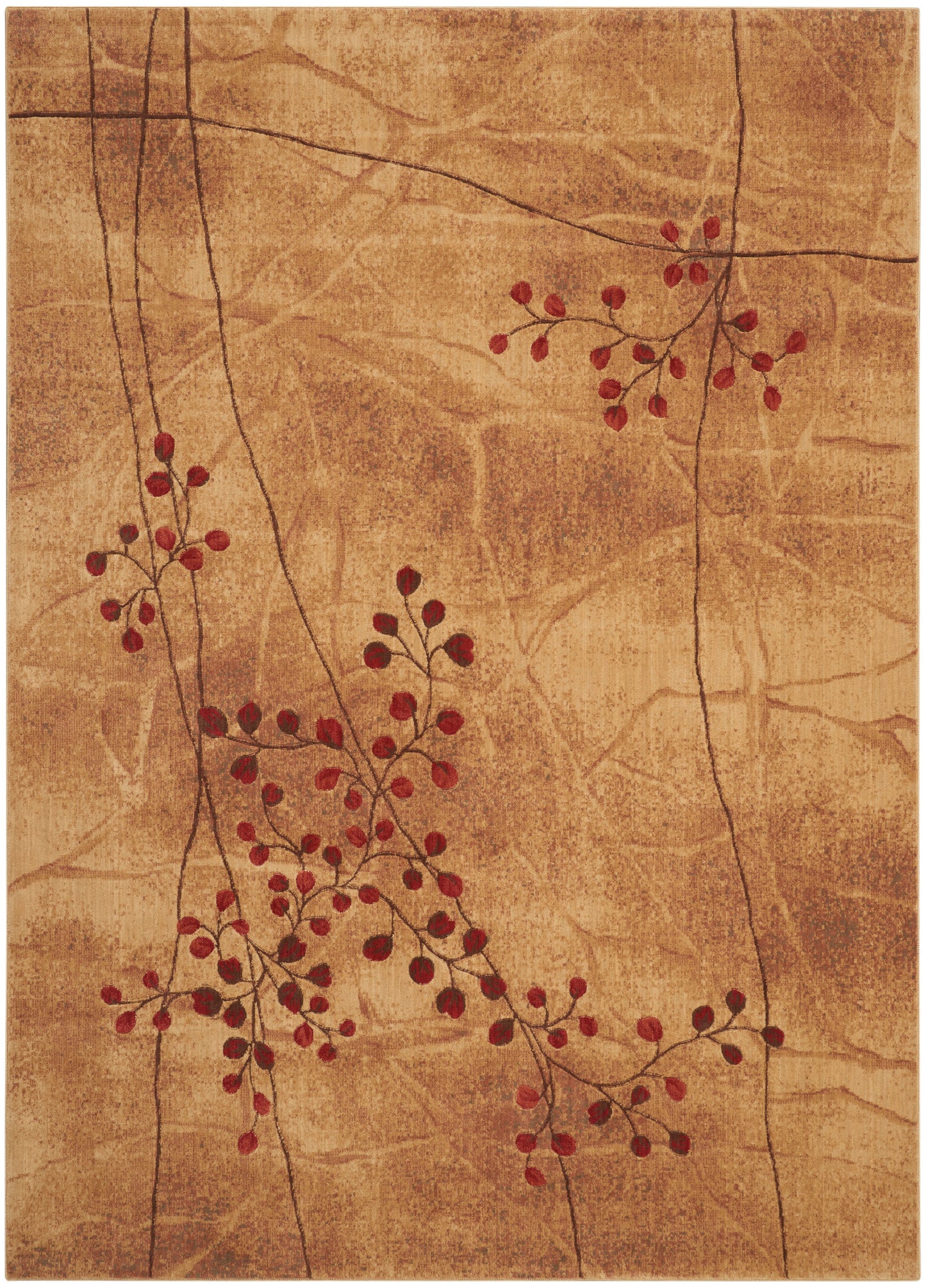 Nourison Home Somerset ST74 Latte Contemporary Power-loomed Rug