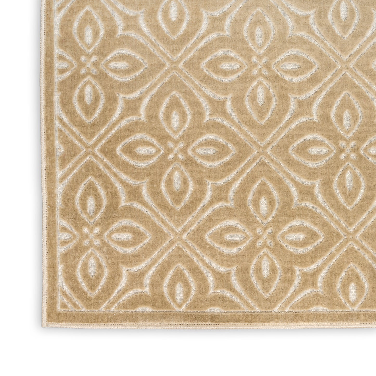 Nourison Home Washable Charm  Beige Ivory  Contemporary