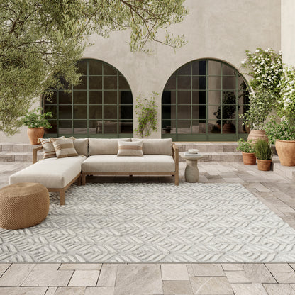 Nourison Home Aloha  Grey  Contemporary