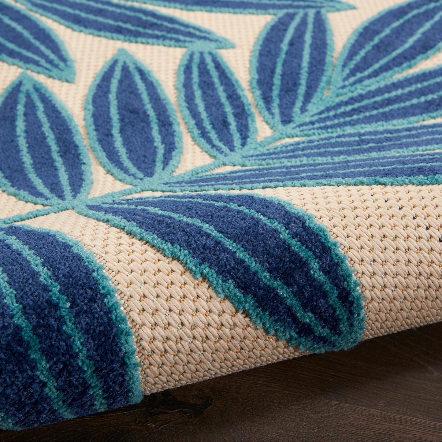 Nourison Home Aloha  Navy  Contemporary