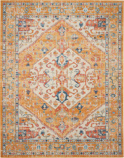 Nourison Home Passion PSN23 Ivory Yellow Transitional Power-loomed Rugs