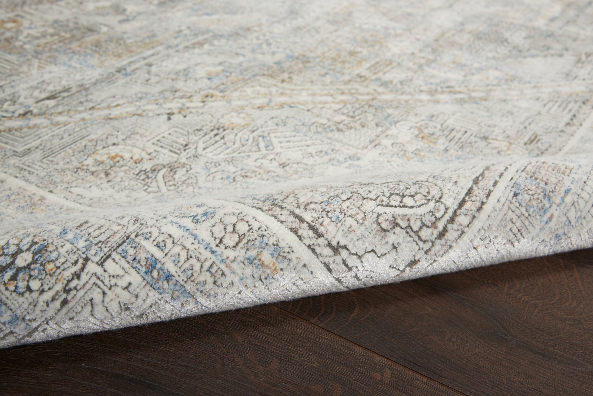 Nourison Home Starry Nights  Cream Grey  Traditional
