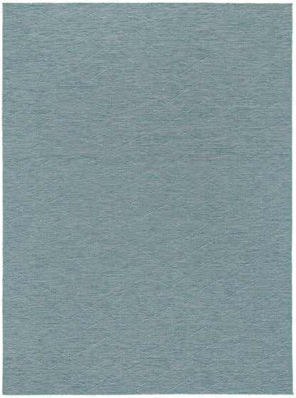 Nourison Home Washable Solutions WSL01 Aqua Contemporary Power-loomed Rug