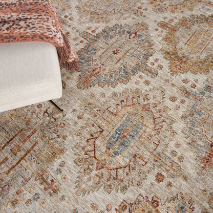 Nourison Home Sahar  Ivory Multicolor  Traditional