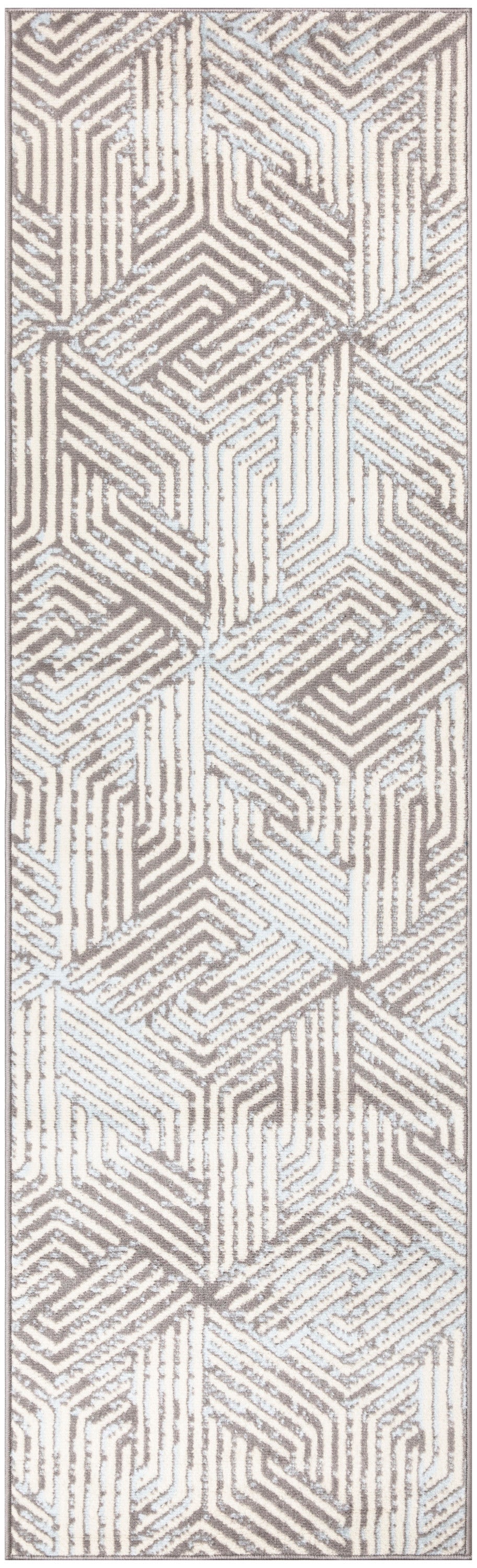 Nourison Home Grafix GRF39 Grey Contemporary Power-loomed Rug